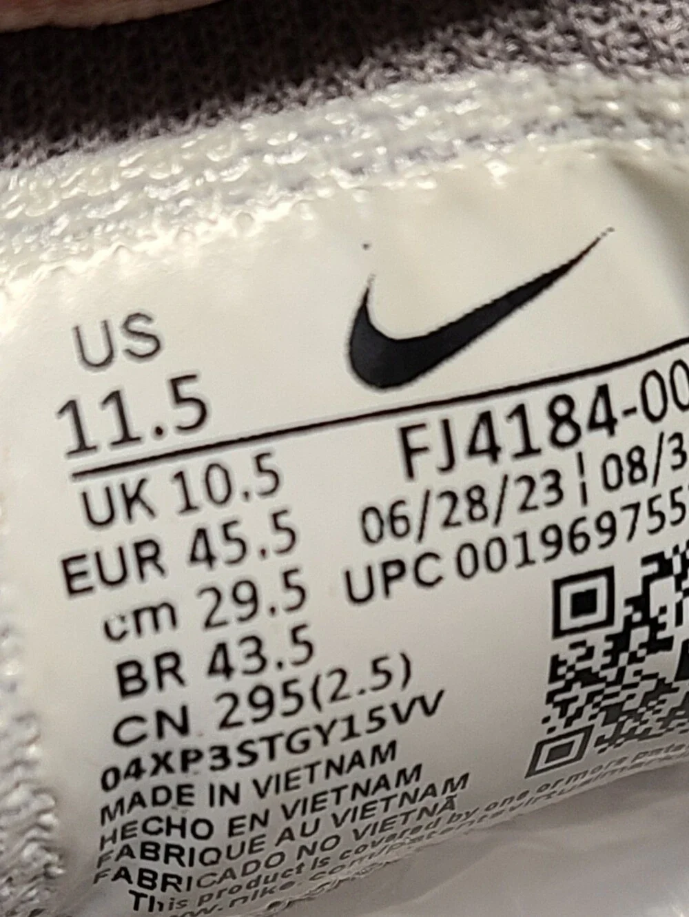 Nike Air Alpha Force 88 Medium Grey mid top trainer sneakers size 11.5